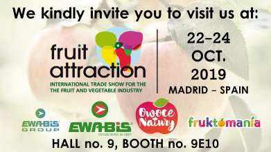 Zaproszenie Fruit Attraction Madrid 2019